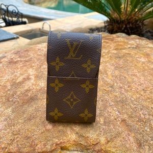 Cutest Rare Louis Vuitton monogram LV cigarette/ vape / key fob / stash case box